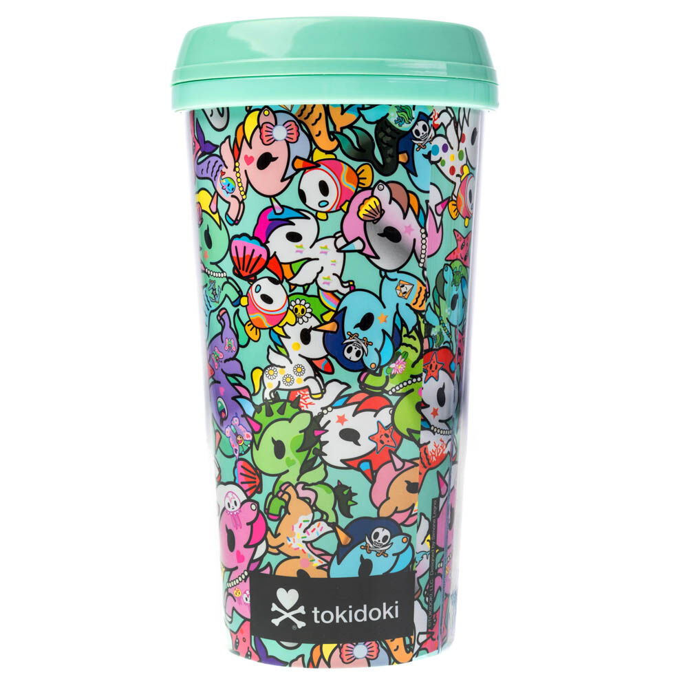 Neon Star™ by tokidoki Travel Mug- Turquoise,