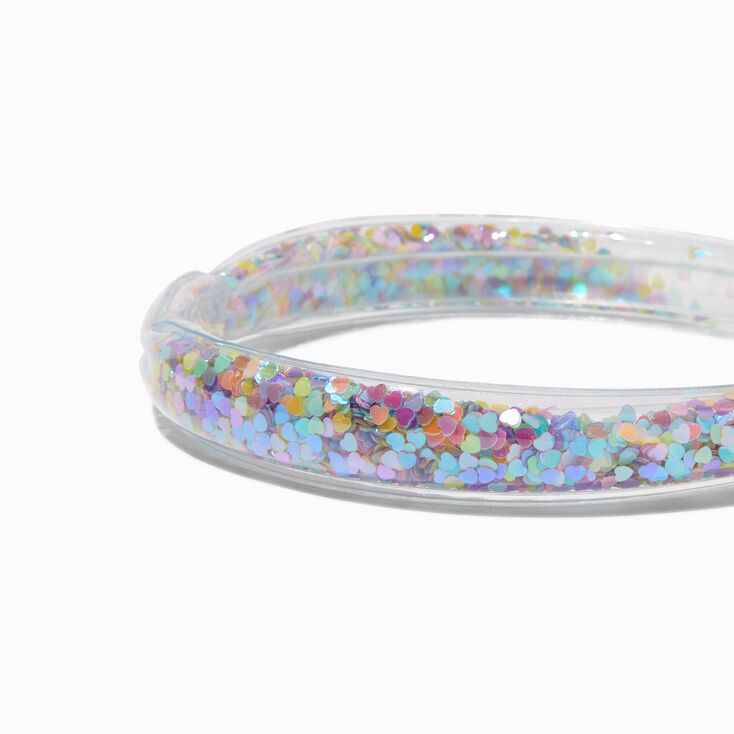 Serre-t&ecirc;te shaker c&oelig;ur iridescent Claire&#39;s Club,