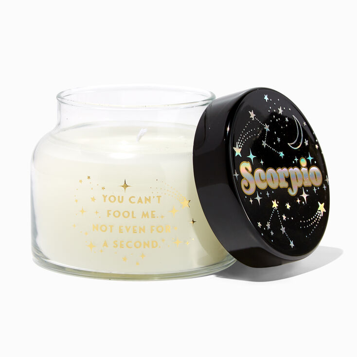 Zodiac Glass Jar Candle - Scorpio,