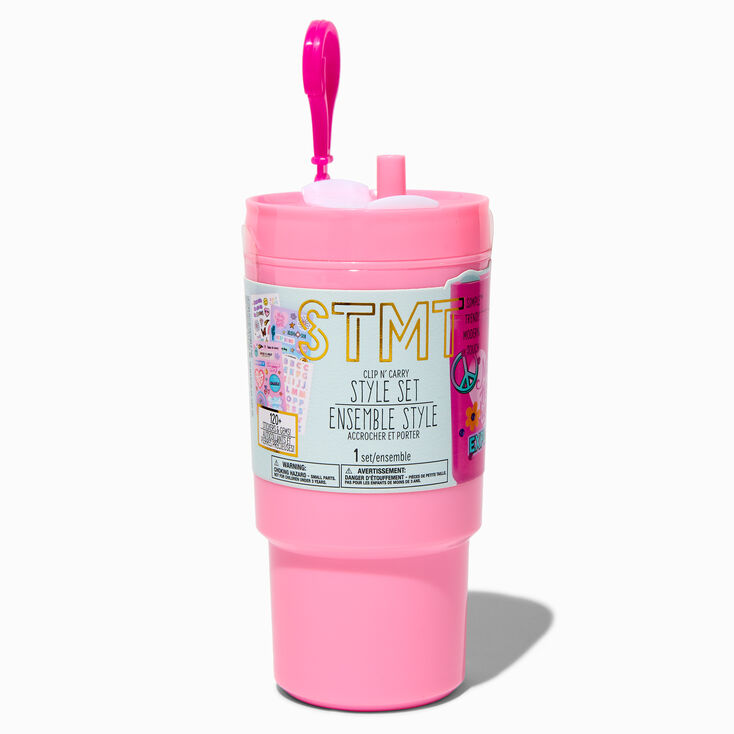 STMT&trade; Pink Tumbler Clip N&#39; Carry Style Set,