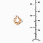 Gold-tone Twisted Disc 20mm Hoop Earrings,
