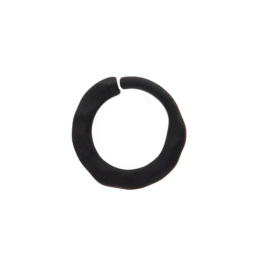 Matte Cartilage Hoop Earring - Black,