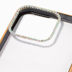 Embellished Clear/Black Phone Case - Fits iPhone&reg; 13 Pro,