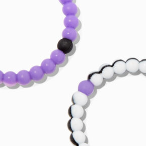 Purple Marble Fortune Stretch Bracelets &#40;2 Pack&#41;,