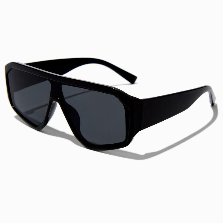 Lunettes de soleil &eacute;cran noires,