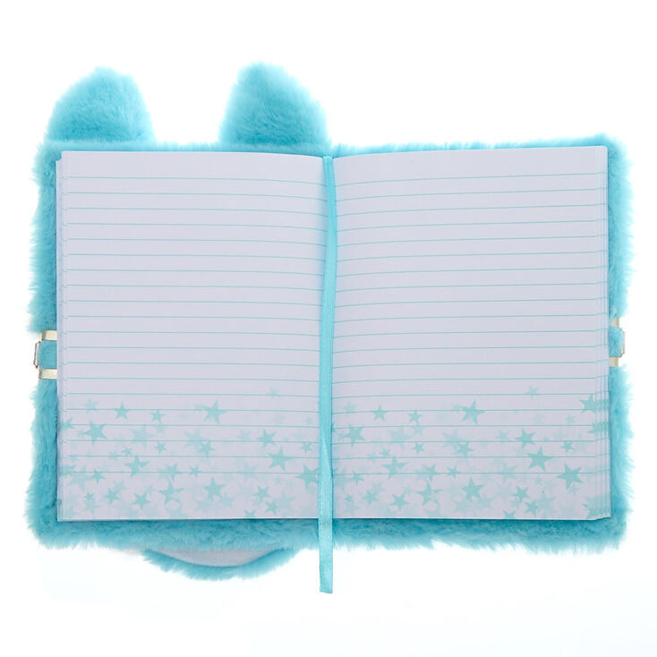 Hallie the Husky Soft Lock Journal - Mint,