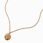 Collier avec mini pendentif cadenas couleur dor&eacute;e,