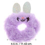 Medium Bella the Bunny Faux Fur Hair Scrunchie - Purple,