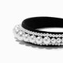 Black Pearl Embellished Headband,
