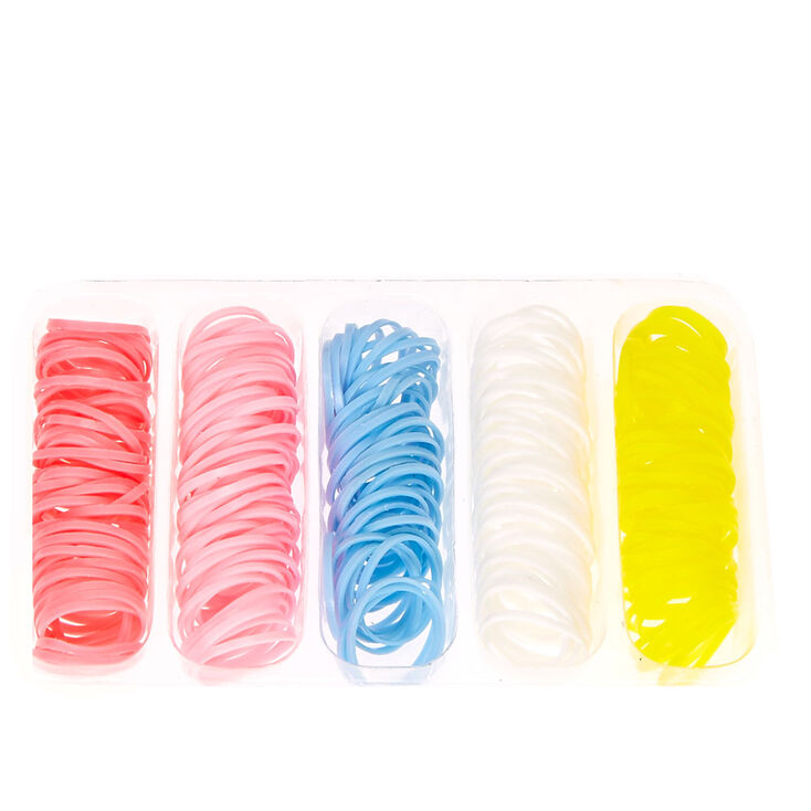 Claire&#39;s Club Pastel Hair Tie Set,