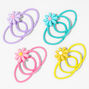 Bright Daisy Icon Hair Ties - 12 Pack,