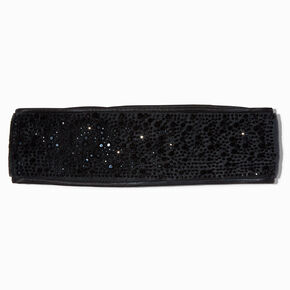 Black Mega Bling Headwrap,