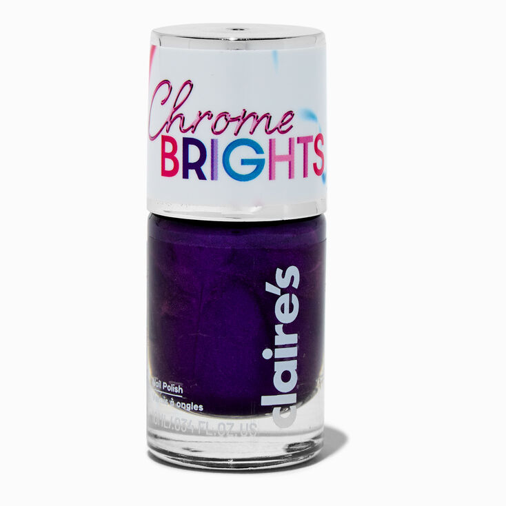 Chrome Brights Single Nail Polish - Navy,