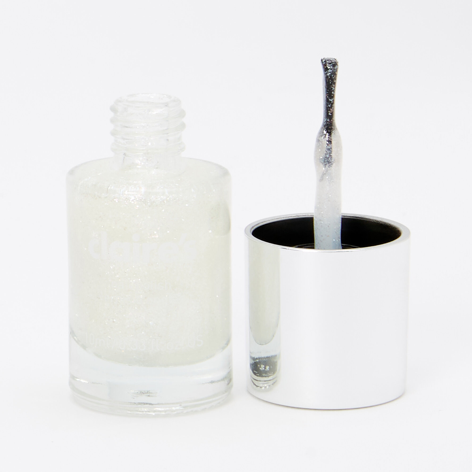 Glitter Nail Polish - White Holographic,