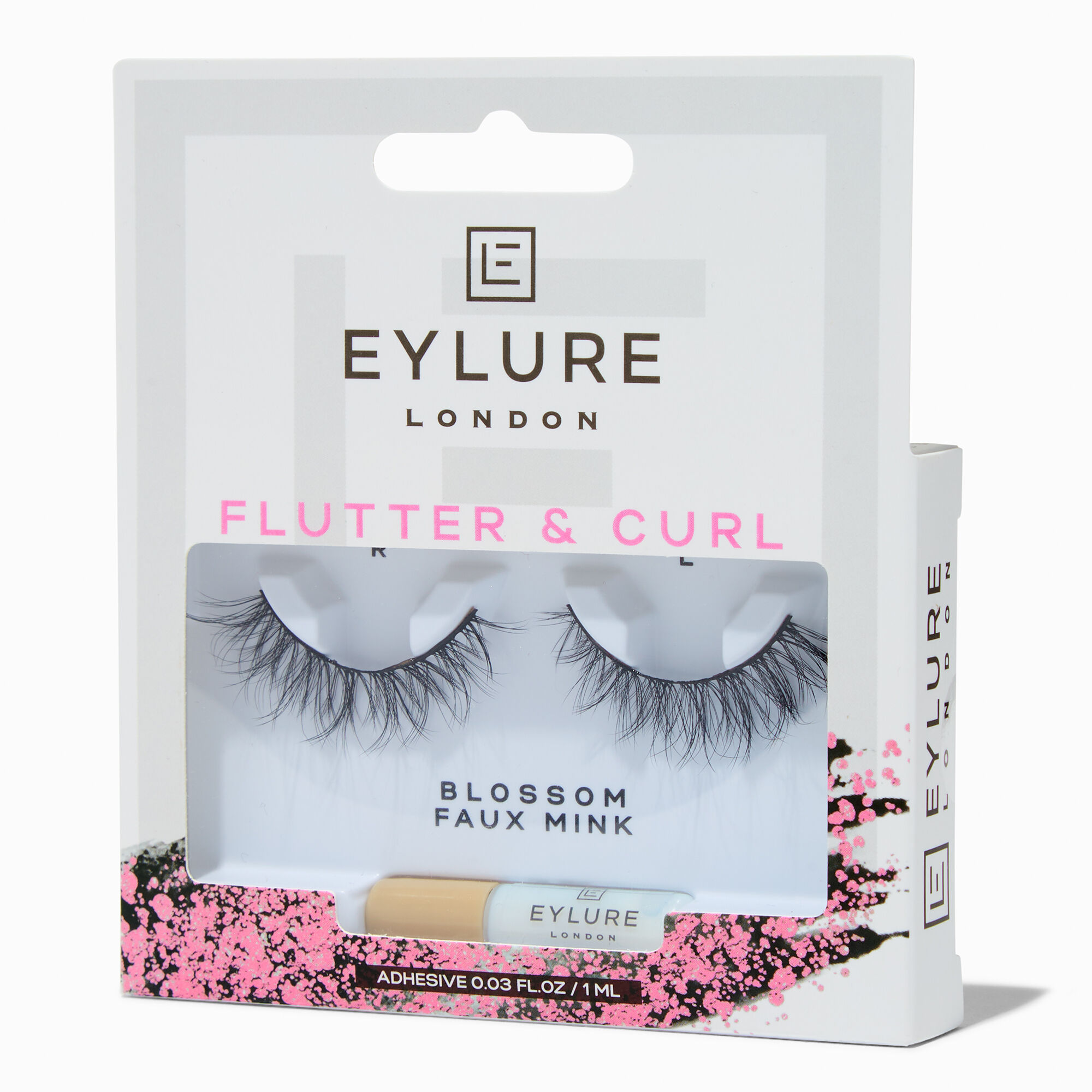View Claires Eylure Flutter Curl Faux Mink Eyelashes Blossom information