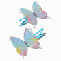 Claire&#39;s Club Blue Butterfly Snap Hair Clips - 2 Pack,