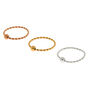 Sterling Silver 22G Twisted Cartilage Hoop Earrings - 3 Pack,