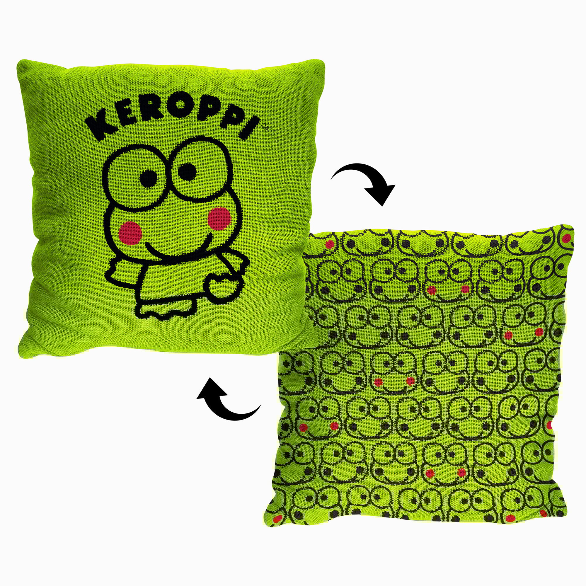 Keroppi® Froggy Double Sided Jacquard Pillow (ds),