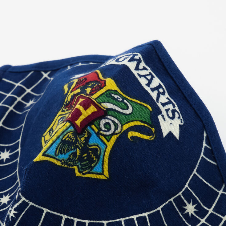 Harry Potter&trade; Hogwarts Cloth Face Mask &ndash; Blue, Child medium/large,