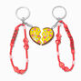 Best Friends Beaded Pizza Wrislet Keychains - 2 Pack,