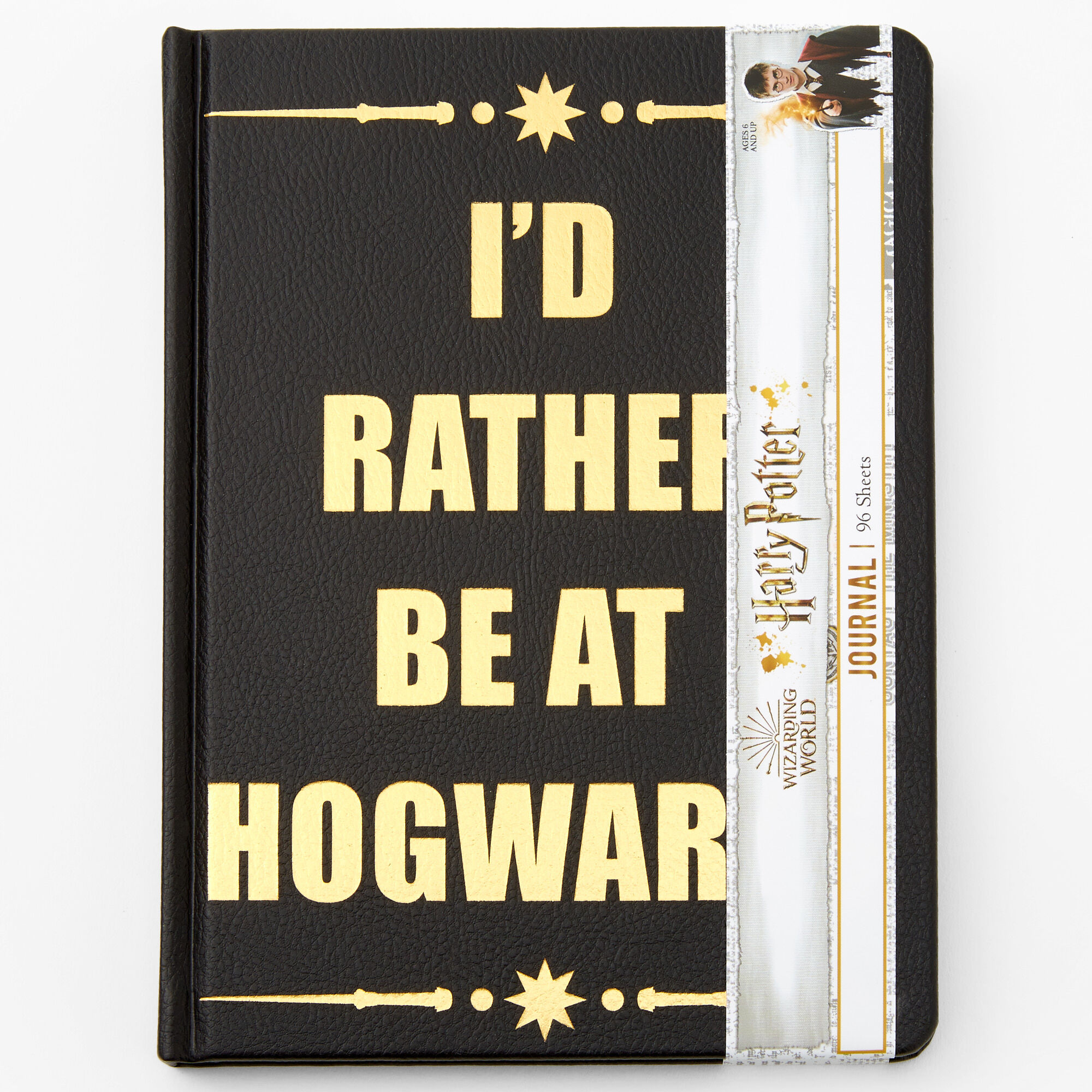 Harry Potter™ I'd Rather Be At Hogwarts Journal - Black,