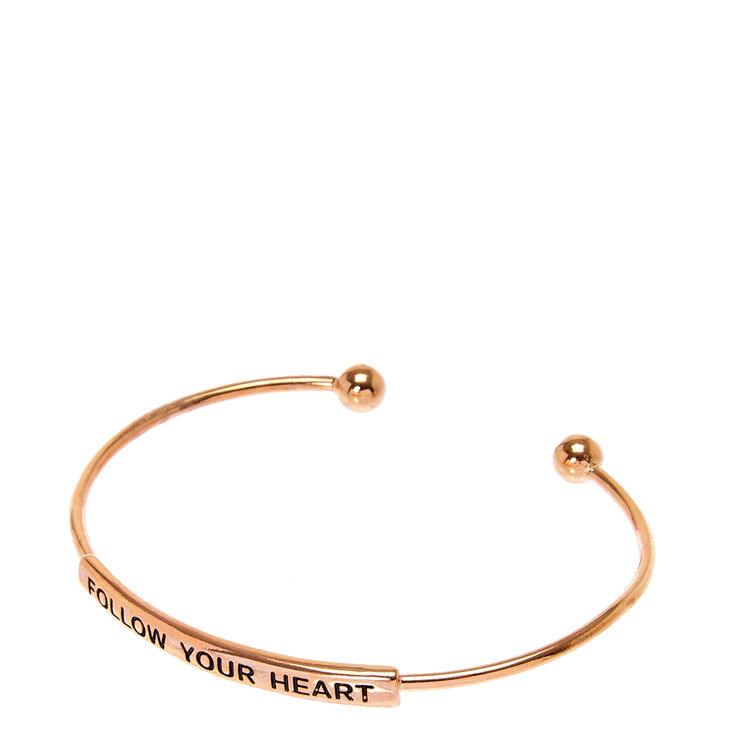 Follow Your Heart Cuff Bracelet,