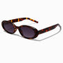 Tortoiseshell Oval Sunglasses,