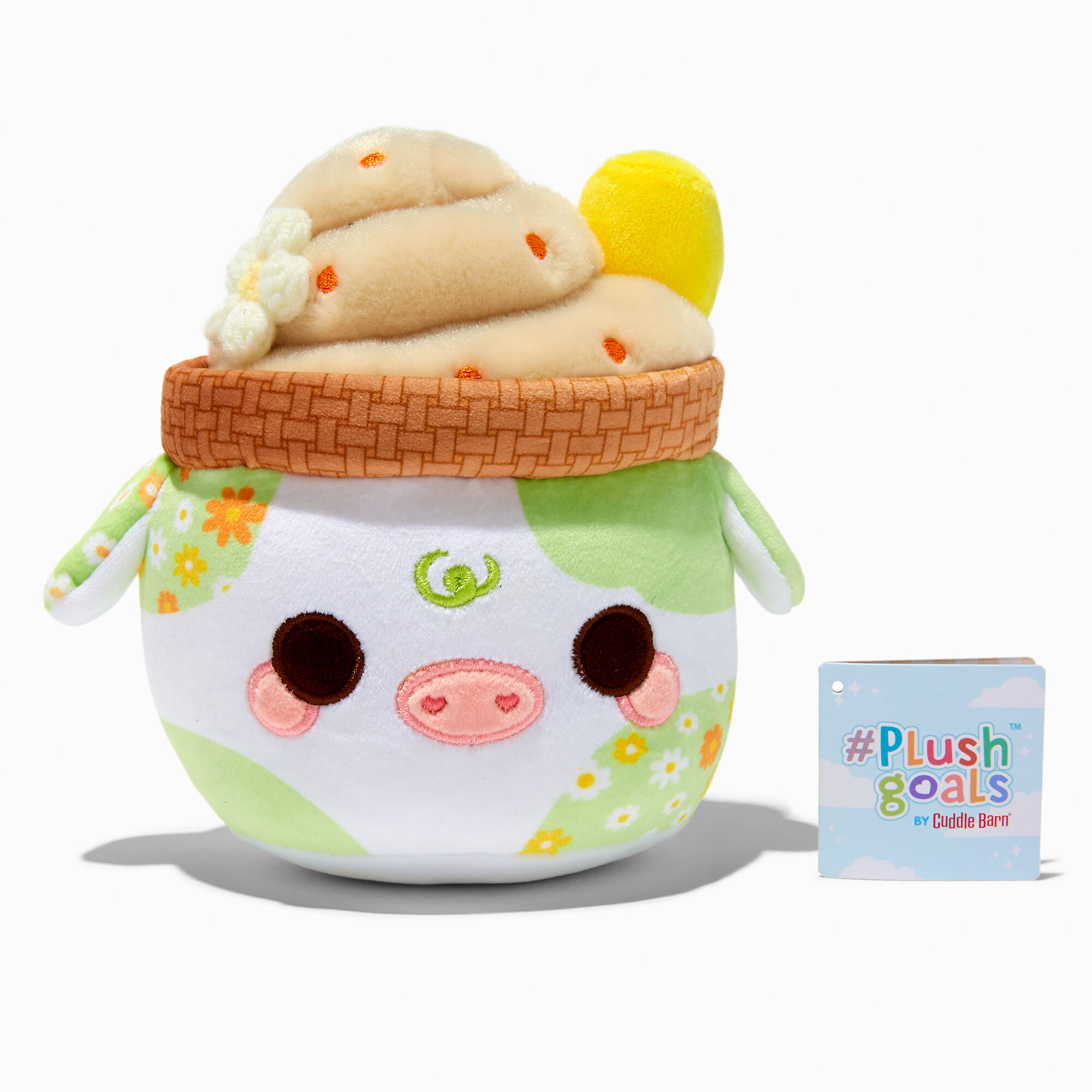 #Plush Goals by Cuddle Barn® 7'' Spring Flowers Mooshake Soft Toy,