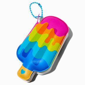 Puffy Rainbow Ice Pop Mini Diary Keyring,