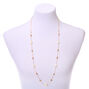 Gold Beach Babe Beaded Long Necklace,