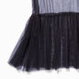 Sheer Black Tulle Tank Dress,