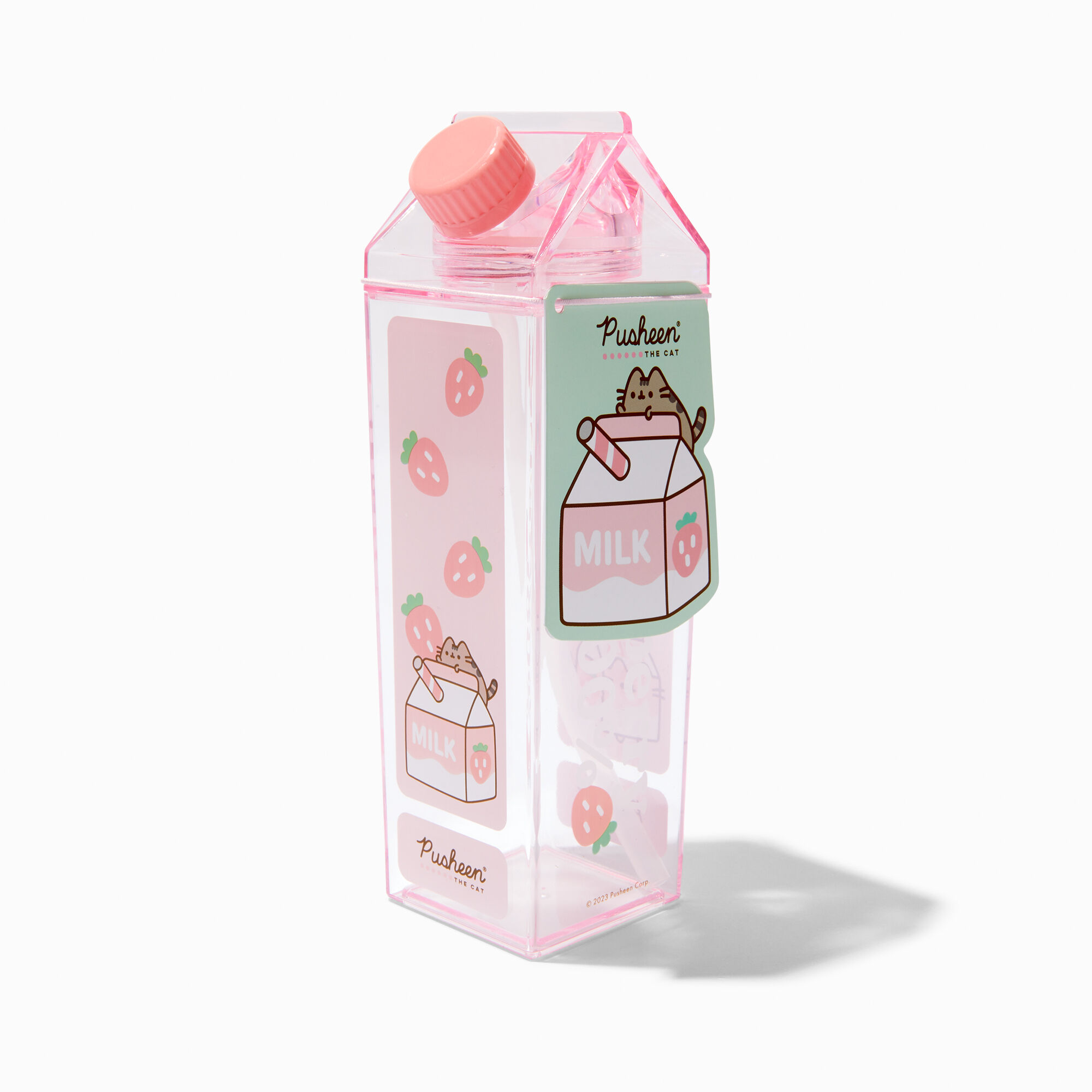 View Claires Pusheen 100 Strawberry Milk Water Bottle information