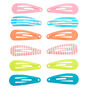 Claire&#39;s Club Mini Snap Hair Clips - 12 Pack,