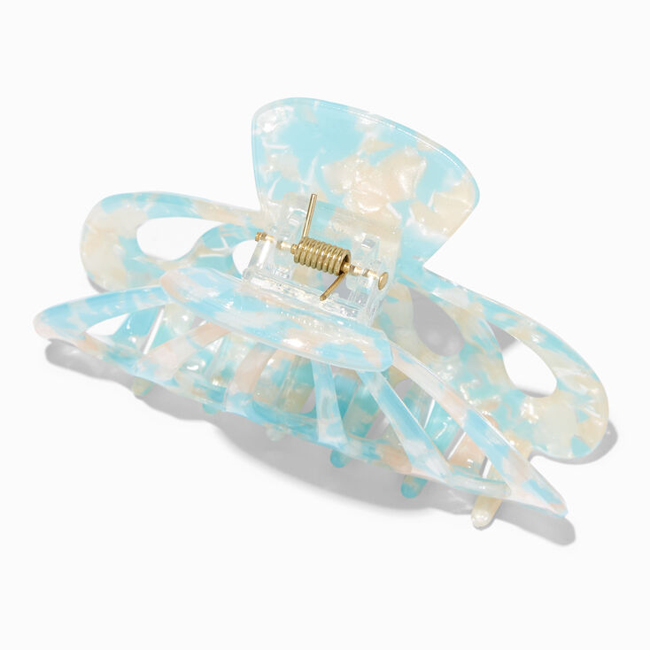 Blue Tortoiseshell Hair Claw,