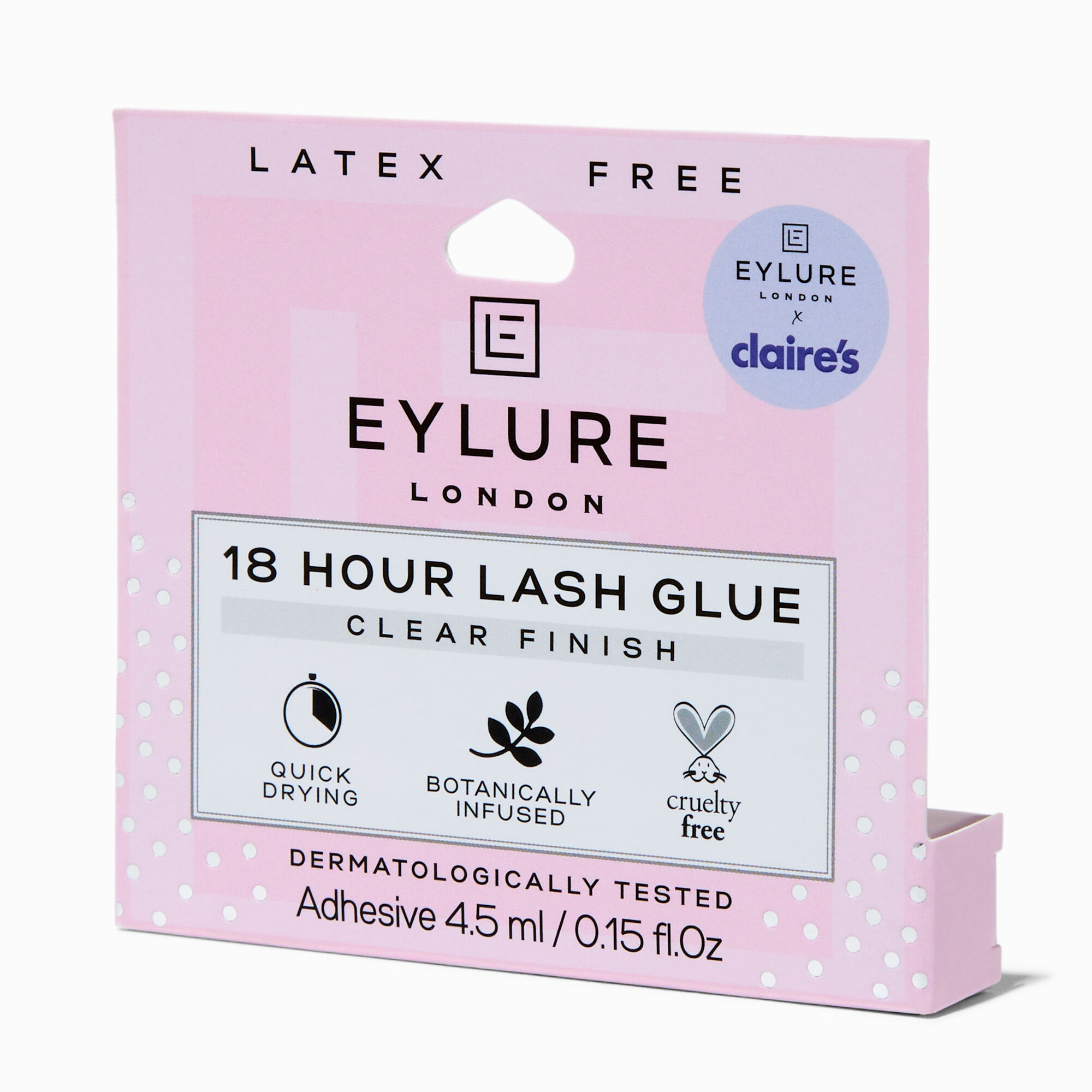 View Eylure Claires Exclusive 18 Hour Lash Glue Clear Green information