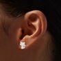 Clous d&#39;oreilles chat blanc,