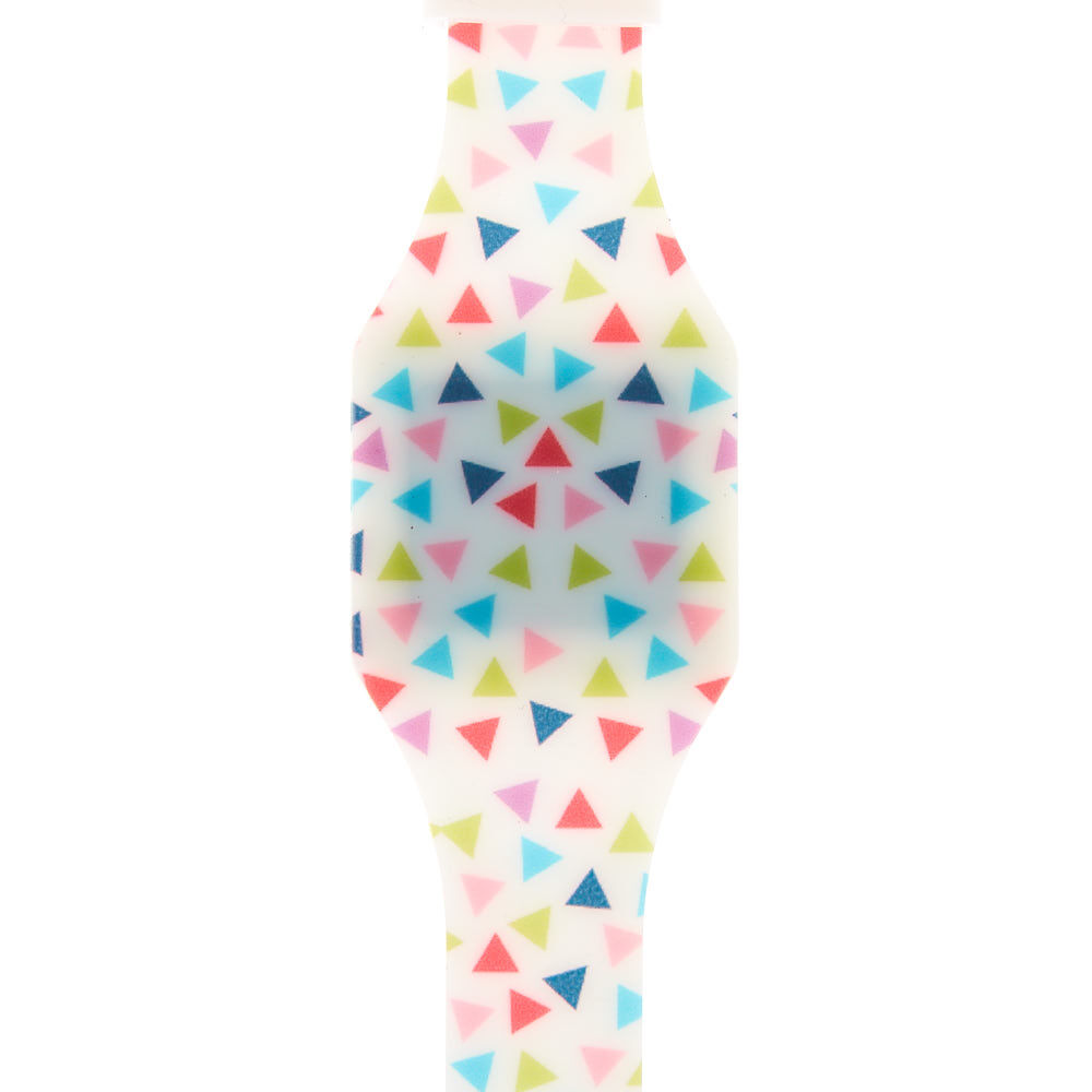 Rainbow Triangle LED Watch,