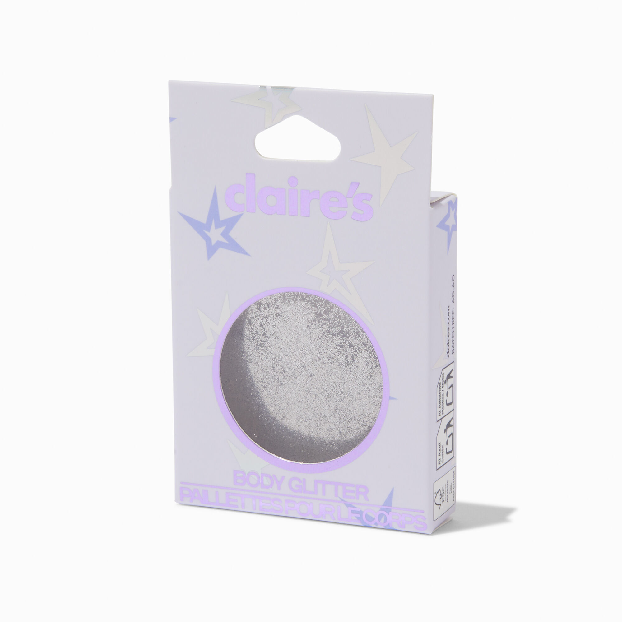Loose Body Glitter - Silver Holographic,
