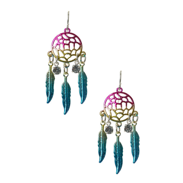 Claire's Pendantes attrape-rêves arc-en-ciel