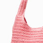 Sac port&eacute; &eacute;paule souple tress&eacute; rose,