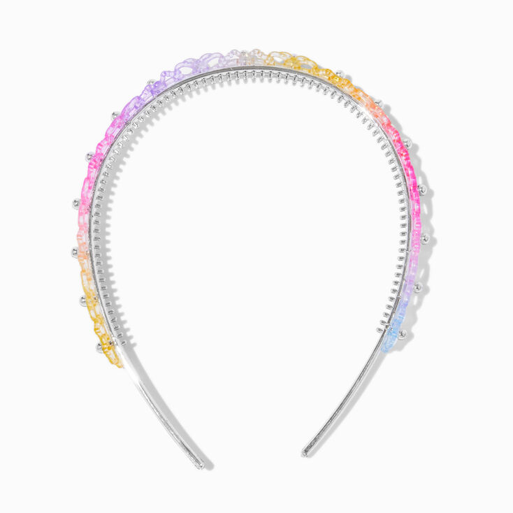 Claire&#39;s Club Butterfly Rainbow Cutout Headband,