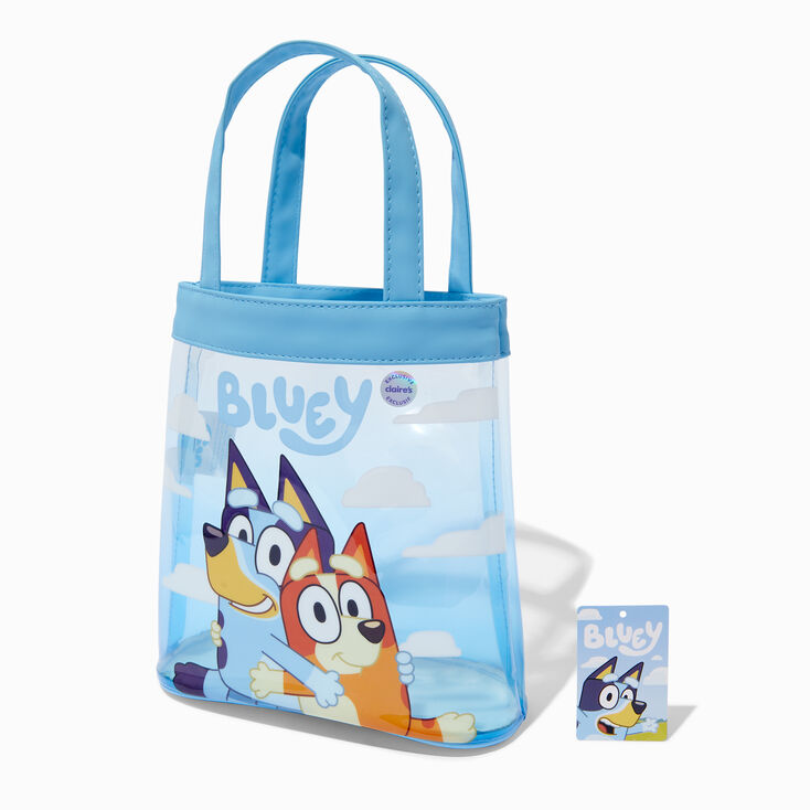 Bluey Claire&#39;s Exclusive Jelly Tote Bag,