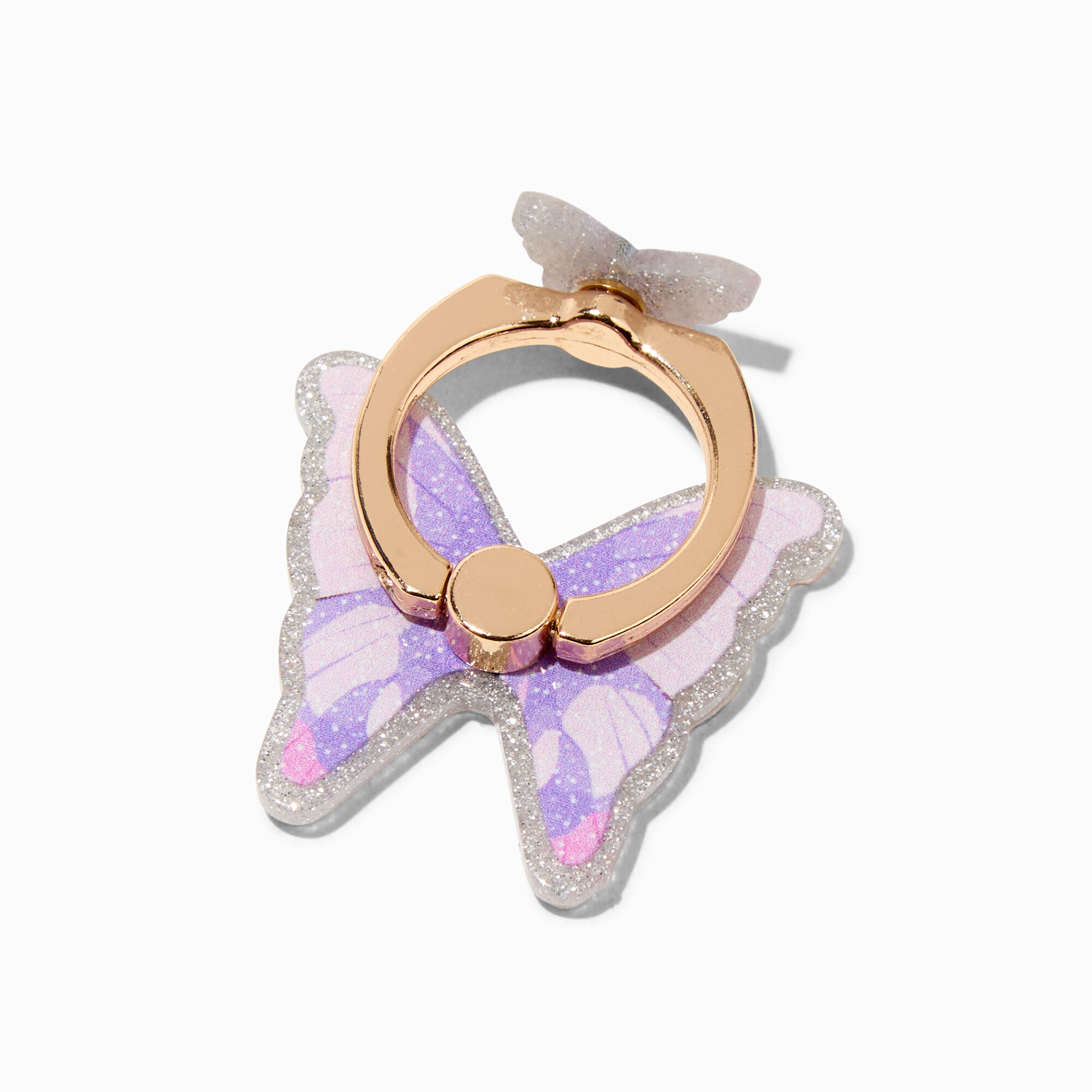 View Claires Butterfly Fidget Ring Stand Purple information