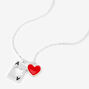 Silver Ace Of Hearts Pendant,