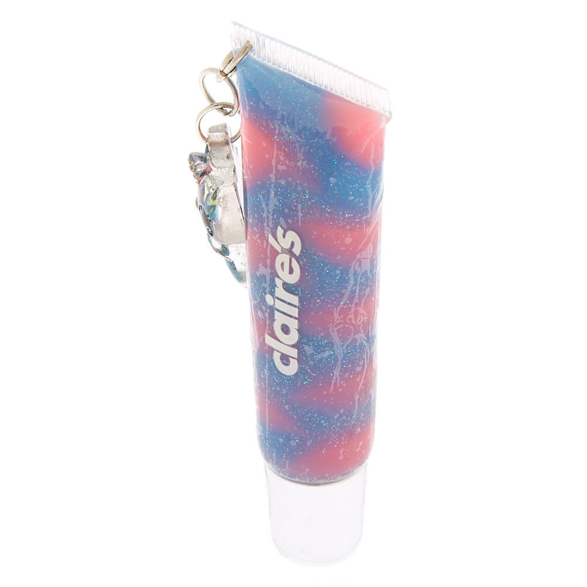 Tube de gloss avec breloque Lulu la panthère parfum fraise Tube de gloss avec breloque Lulu la panthère parfum fraise