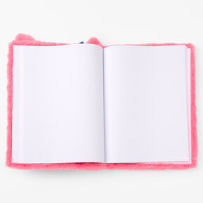 Hot Pink Kitty Plush Sketchbook,