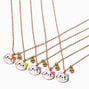 Best Friends Bright Cat Pendant Necklaces - 5 Pack,