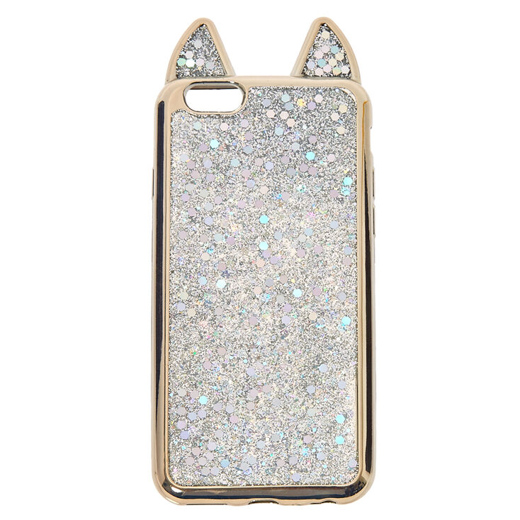 Metallic Silver Cat Phone Case Fits Iphone 5 5s Se Claire S Us