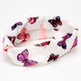 Butterfly Twisted Headwrap - Pink,