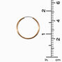 Gold-tone Graduated Earring Stackables Set - 6 Pack,
